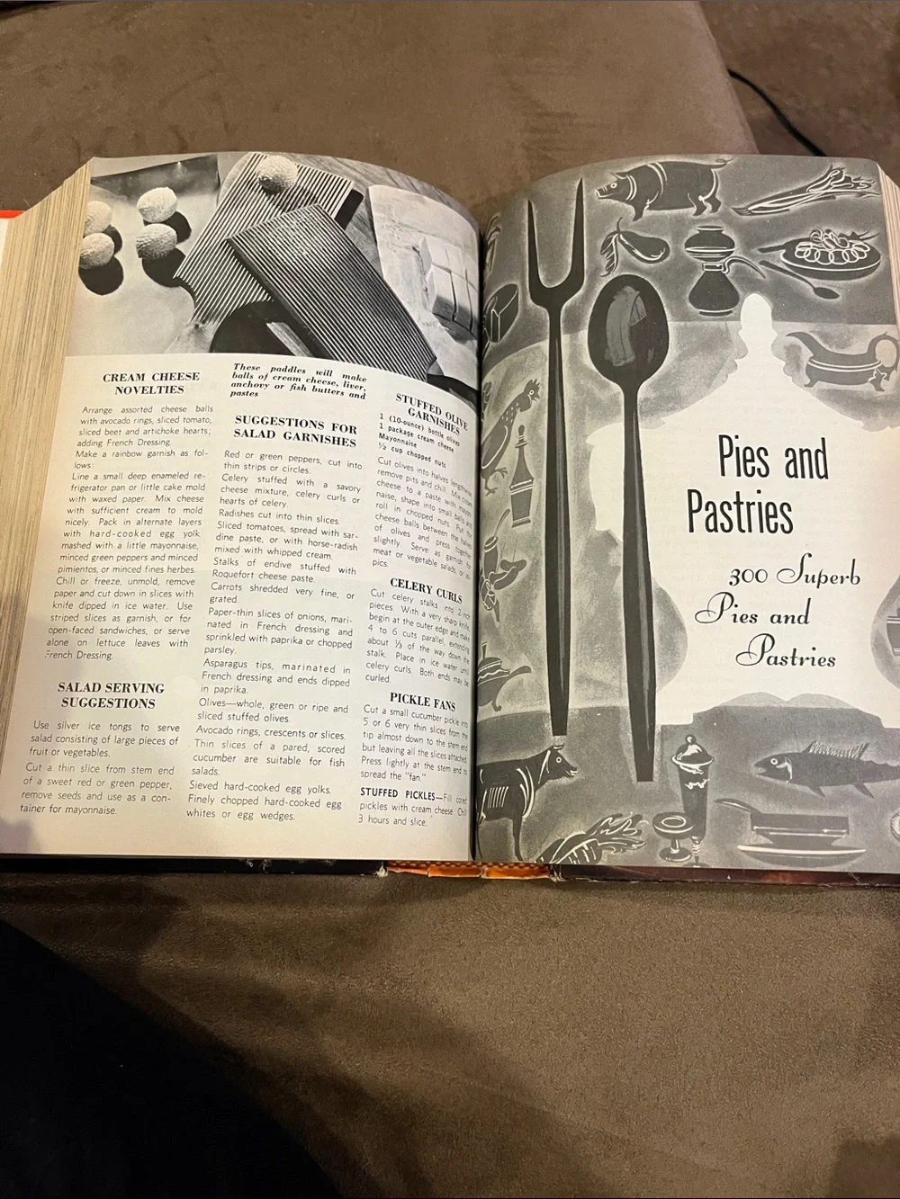 Culinary Arts Encyclopedic Cookbook - hardcover vintage